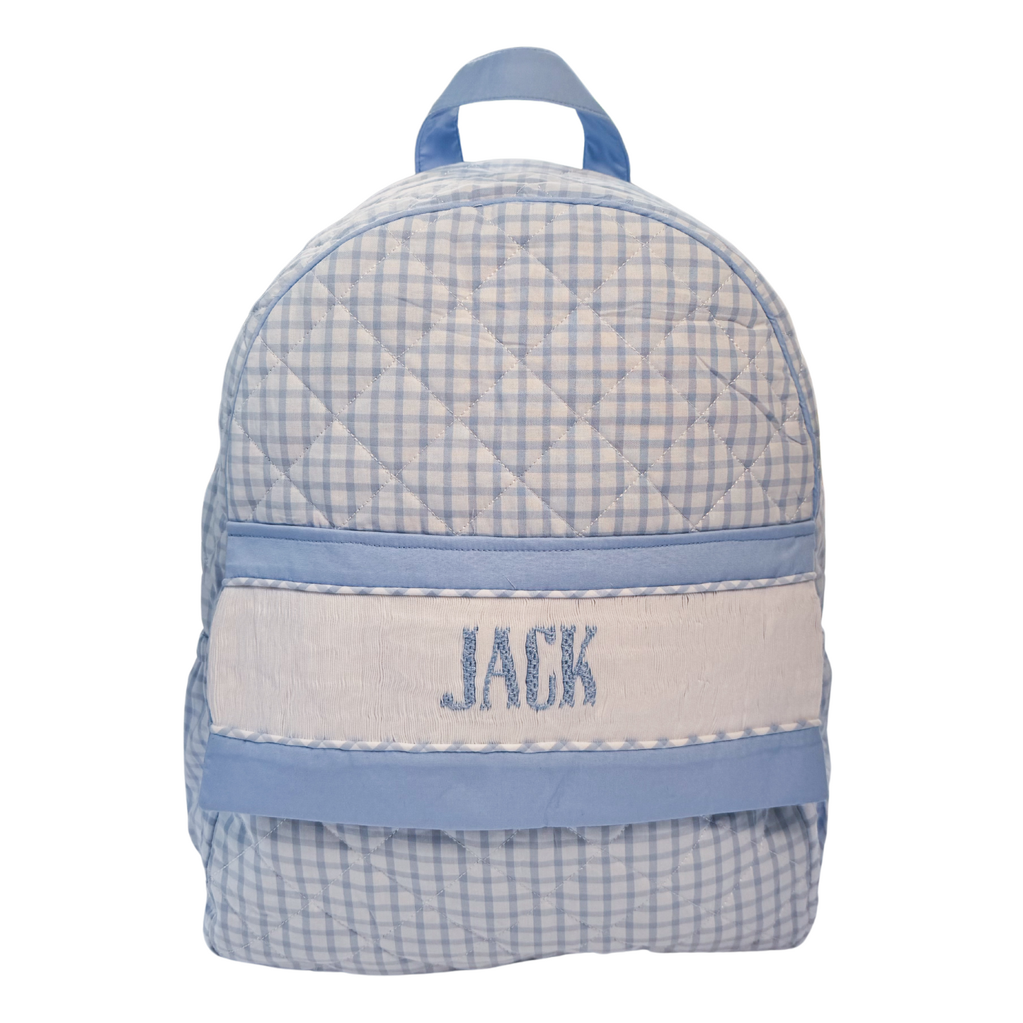 Preorder 01: Blue Name Smocked Backpack