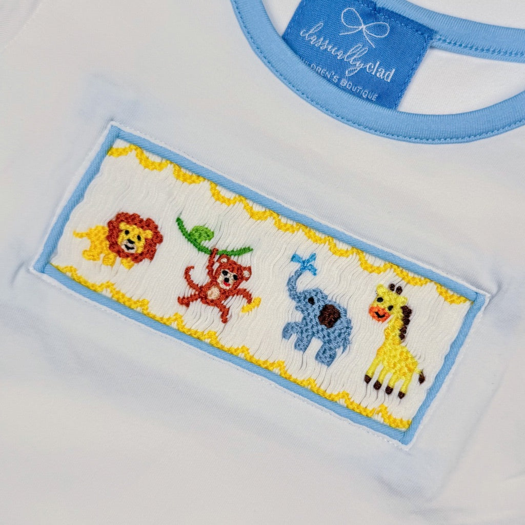 Baby Smocked Animal Bubble