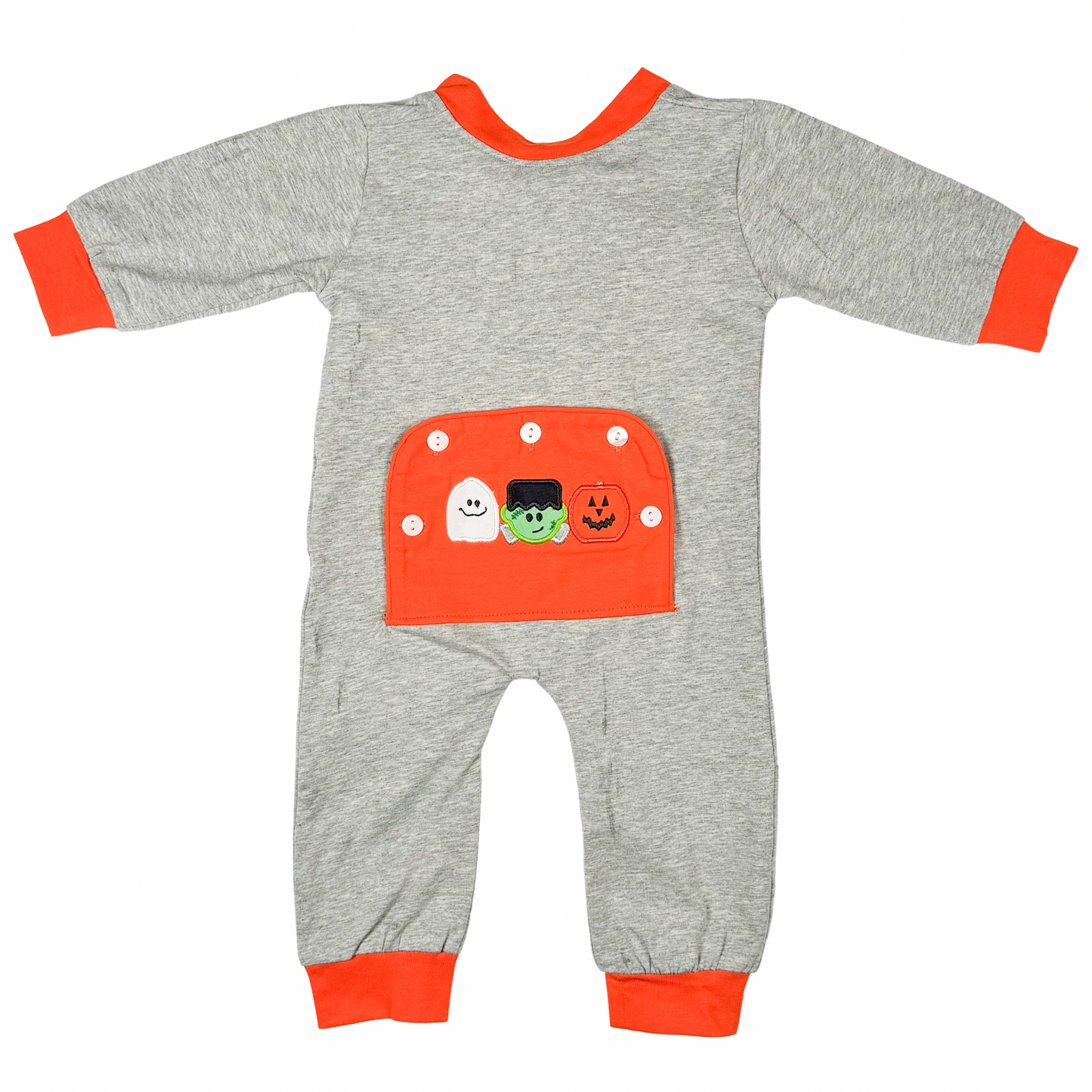 Boo Monster Knit Romper