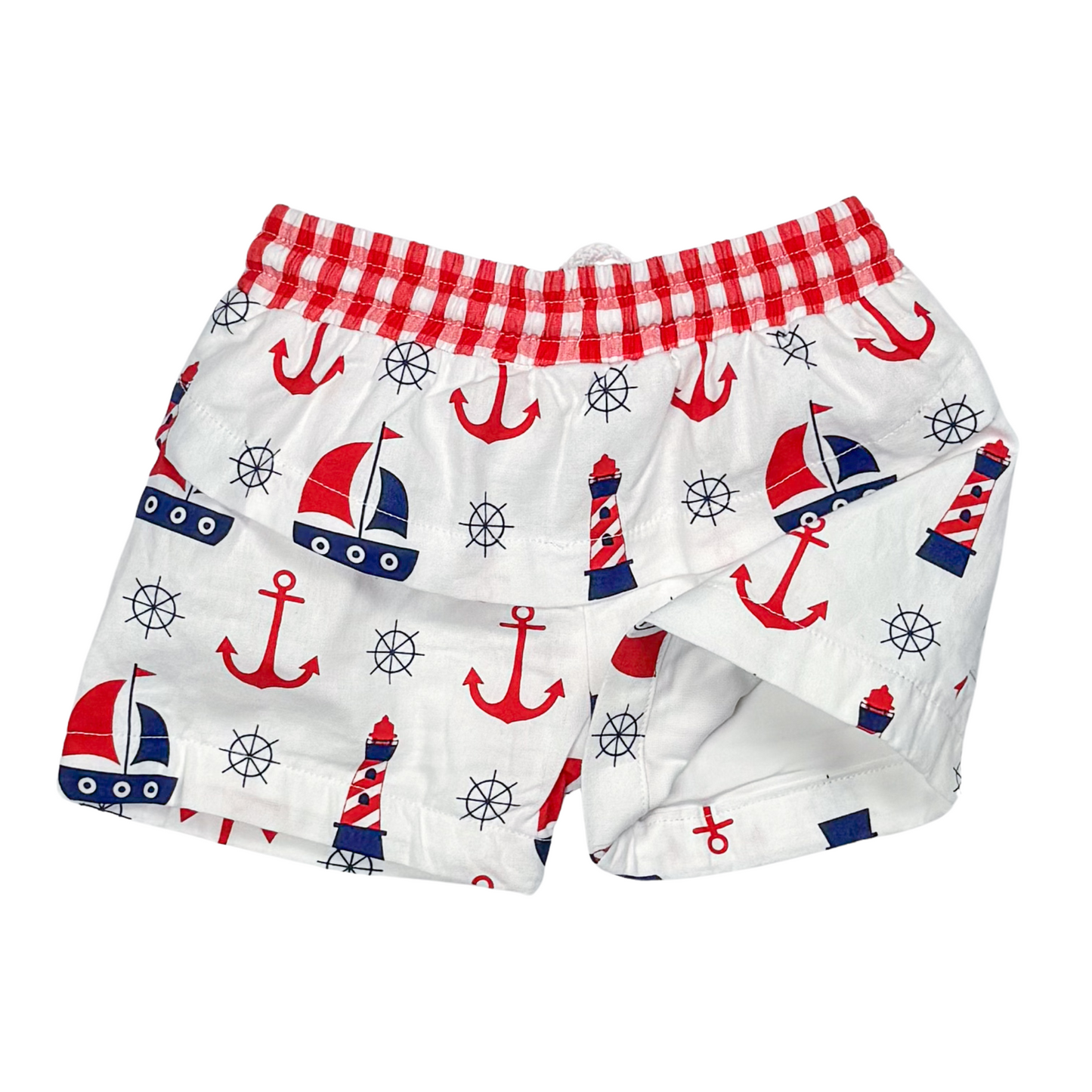 Woven Patriotic Sailing Swimtrunks