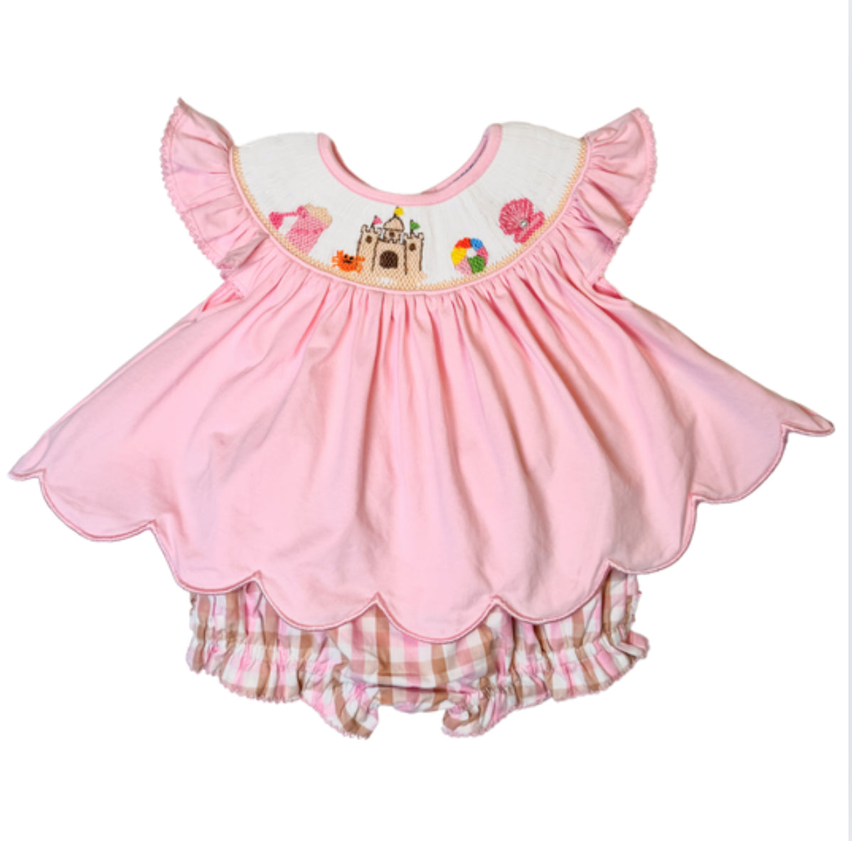 Smocked Beach Set