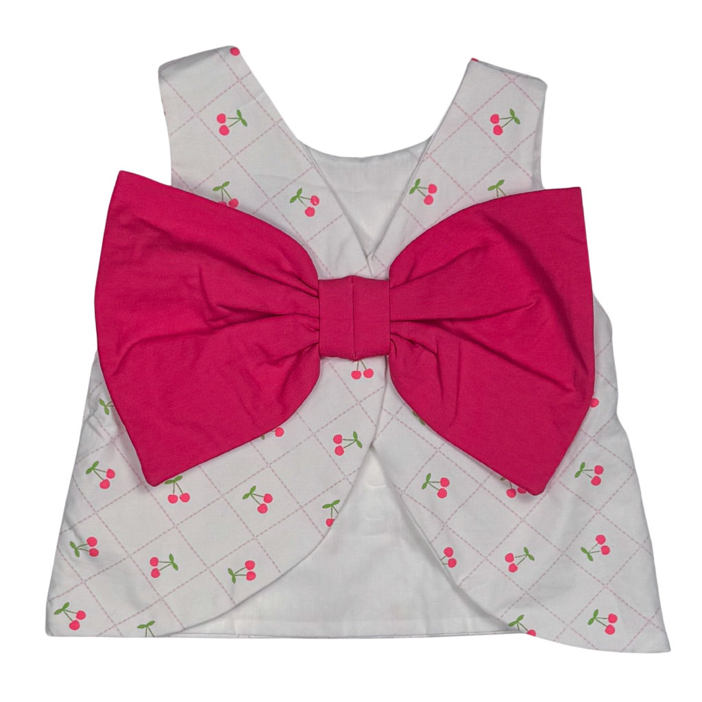 Smocked Cherry Two Piece Set
