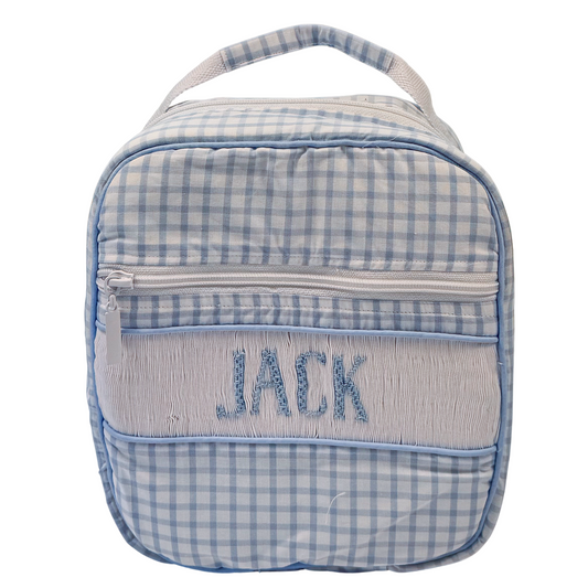 Preorder 01: Blue Name Smocked Lunch Box