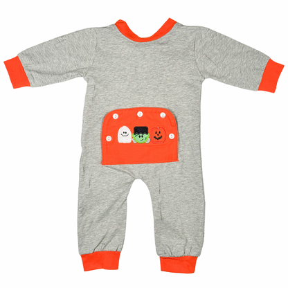 Boo Monster Knit Romper