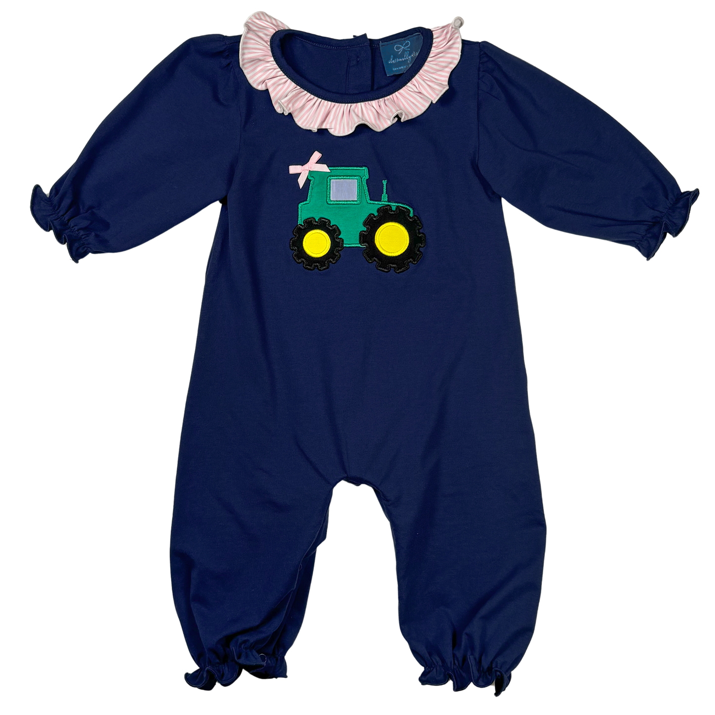 Bow Tractor Romper