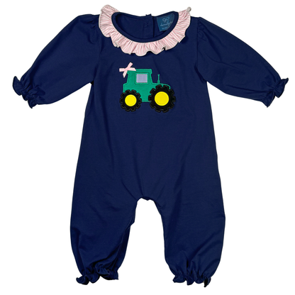 Bow Tractor Romper