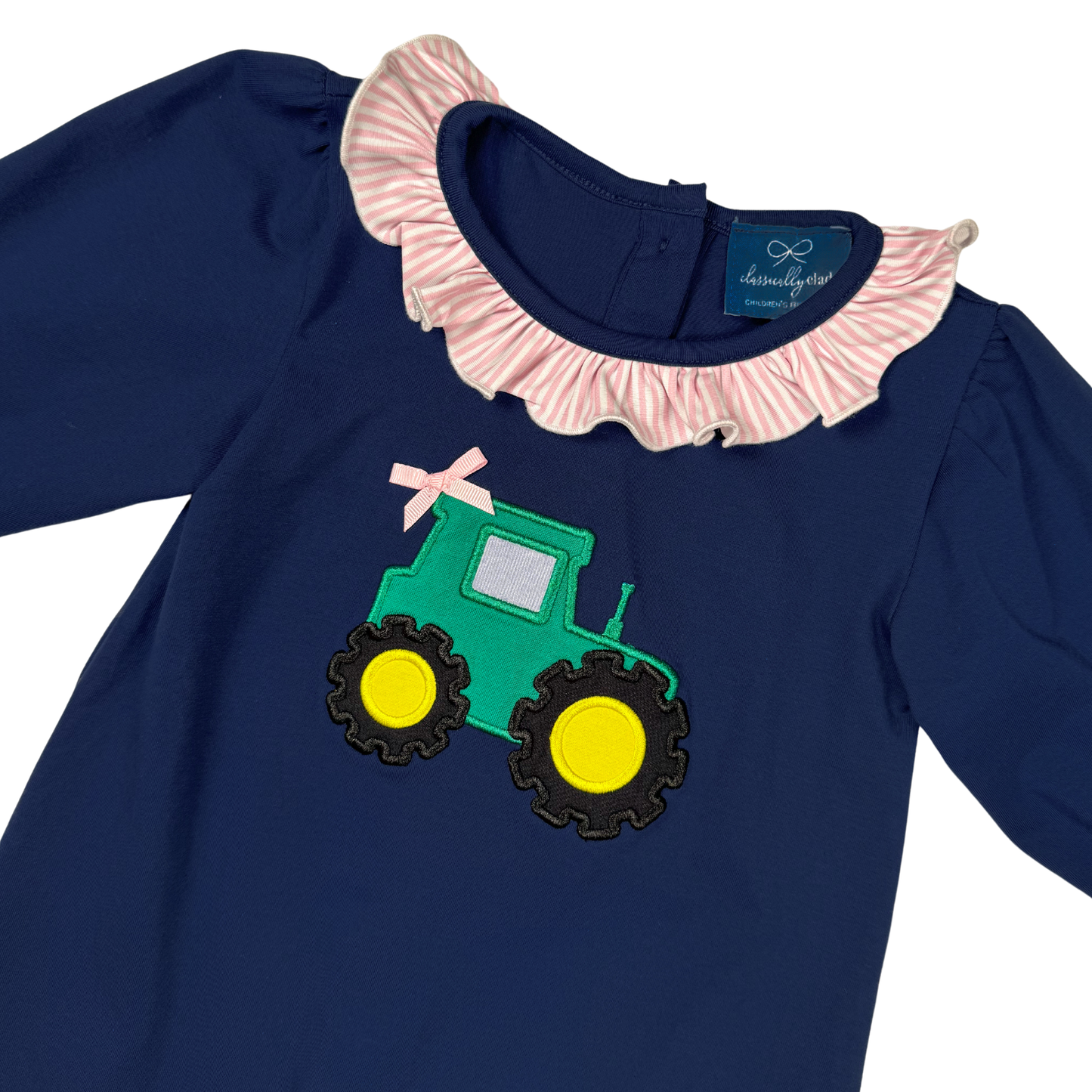 Bow Tractor Romper