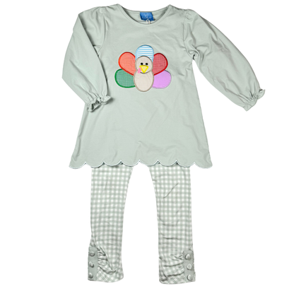 Colorfully Thankful Knit Leggings Set