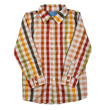 Fall Plaid Dress Shirt
