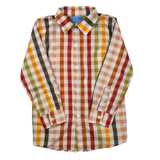 Fall Plaid Dress Shirt