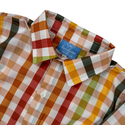 Fall Plaid Dress Shirt