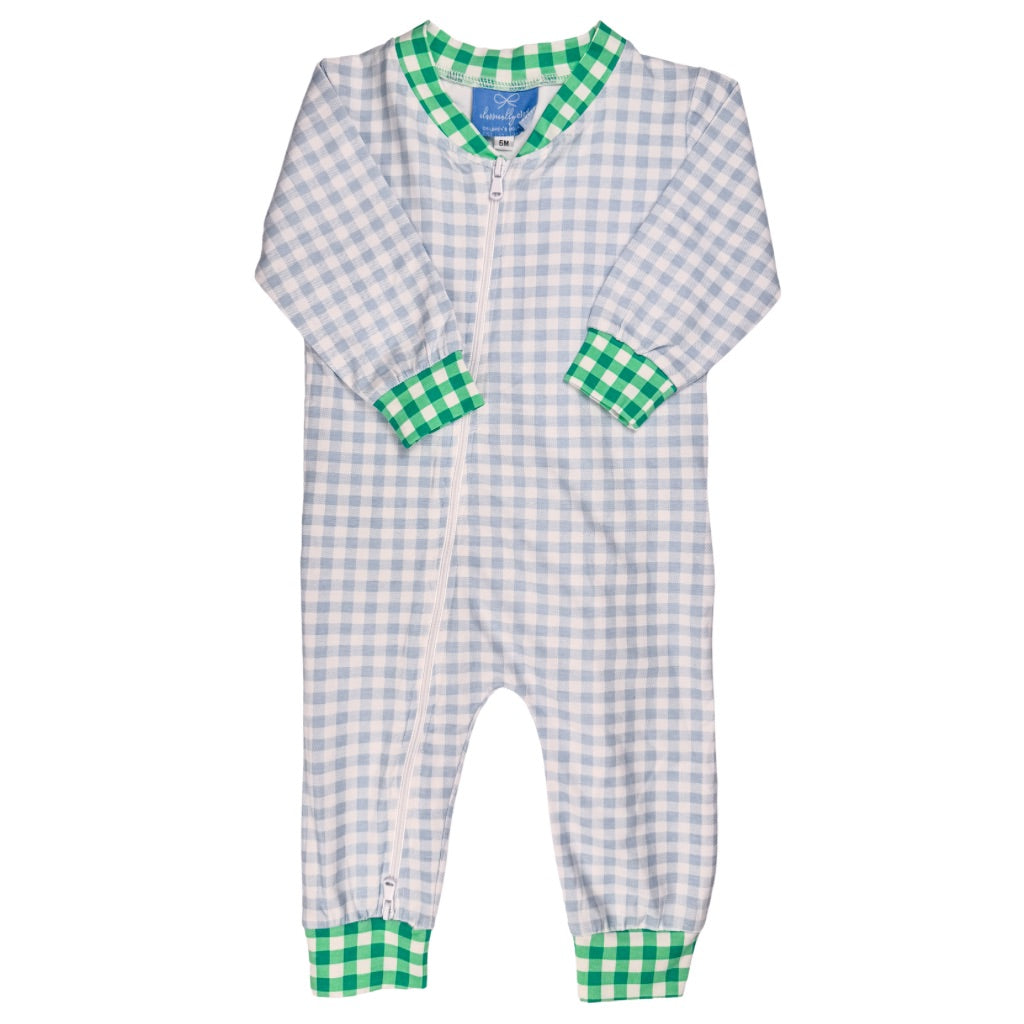 Gingham Blue  Alligator Loungeset