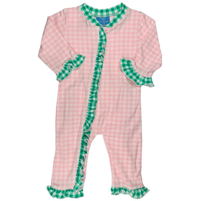 Gingham Pink Alligator Loungeset